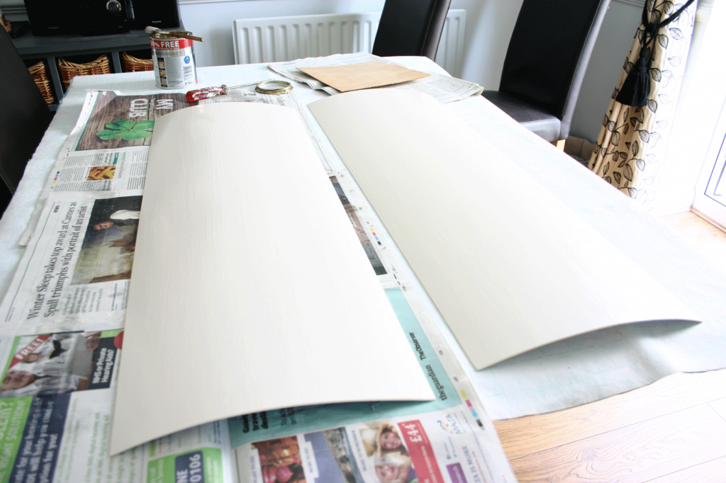 Varnished boards, ready to start creating the image for printing