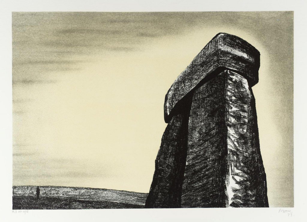 Henry Moore. Stonehenge III, 1973. ©Tate